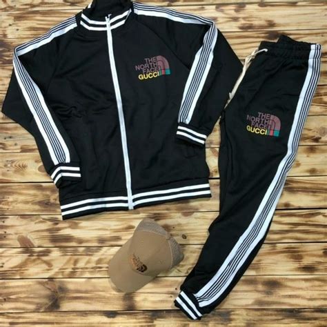 north face gucci track suit